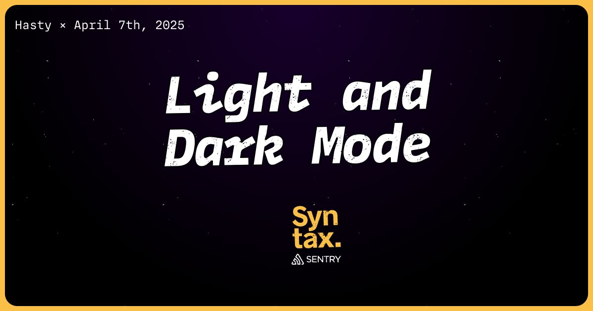 891: Light and Dark Mode