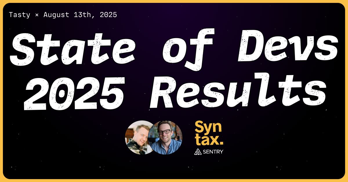 928: State of Devs 2025 Results