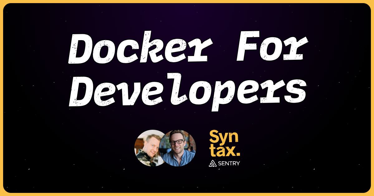Docker For Developers - Syntax