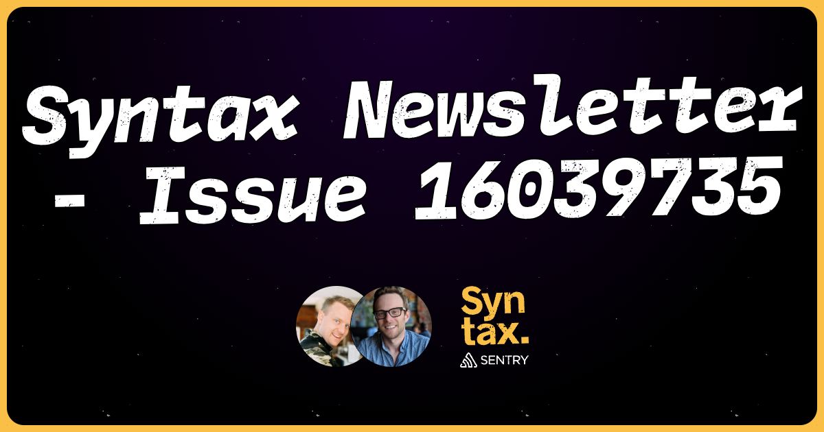 Syntax Newsletter - Issue 16039735